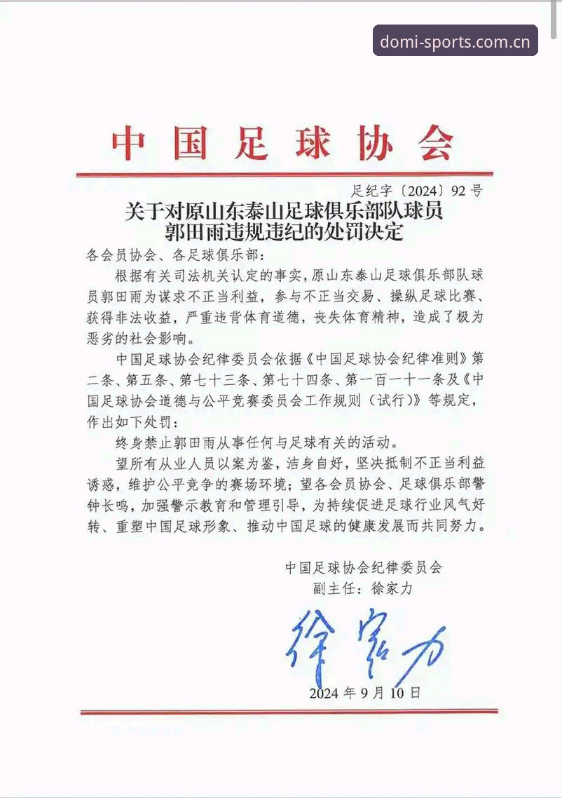 多米体育官网安全 中国足协第三批禁足名单公布,足球乱象何时休?——从多米体育官网看行业变革